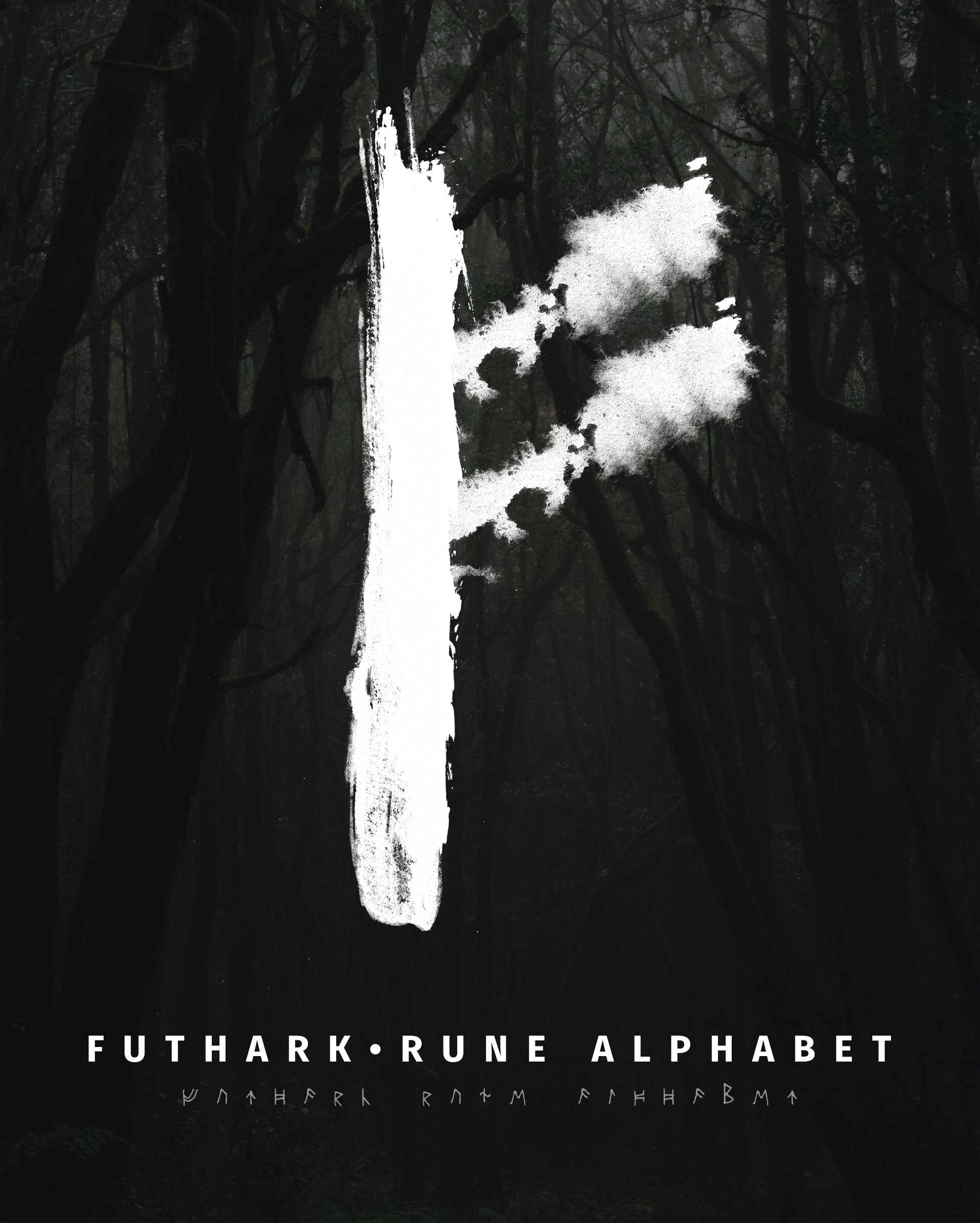 Rune Old Futhark • Rune trace & design 
